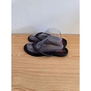 Prada Woven Leather Thong Sandals Size 11-11. 5 US